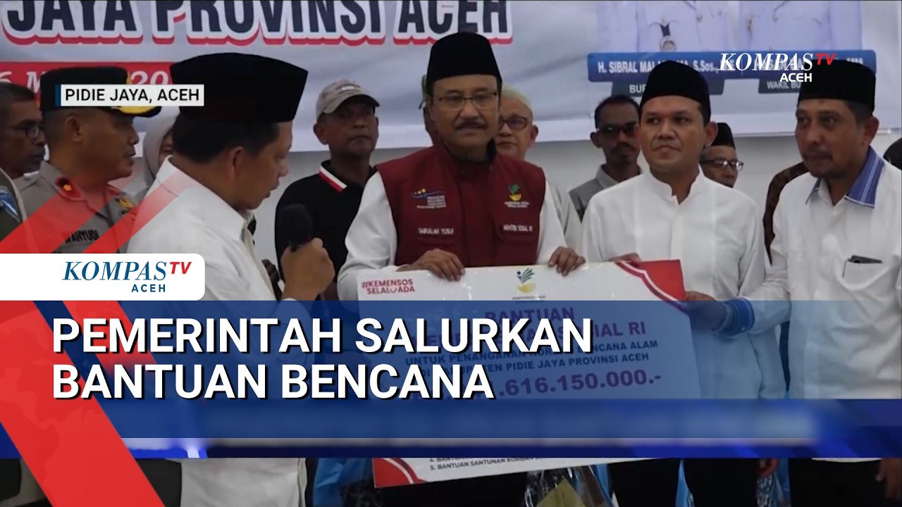 Pemerintah Salurkan 241 Miliar lebih Bantuan Perseorangan Korban Banjir Pidie Jaya