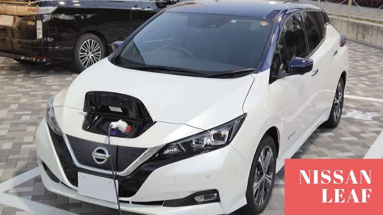 NISSAN LEAF 2018 года , из Японии , правый руль ? 400 на одном заряде батареи 🤔