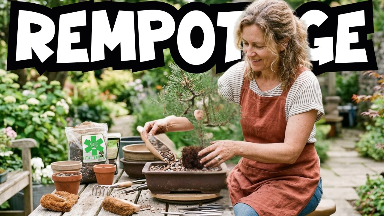 REMPOTER un BONSAÏ partie 2
