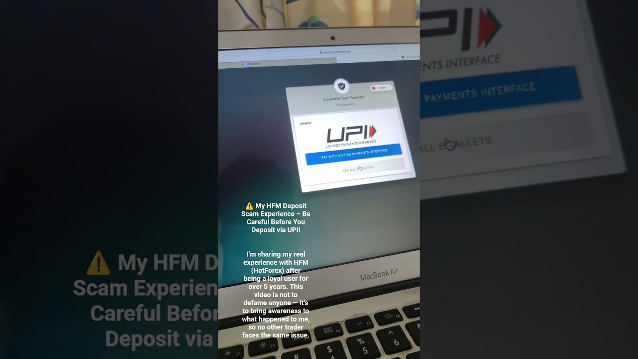 ⚠️ My HFM Deposit Scam Experience &ndash; Be Careful Before You Deposit via UPI!