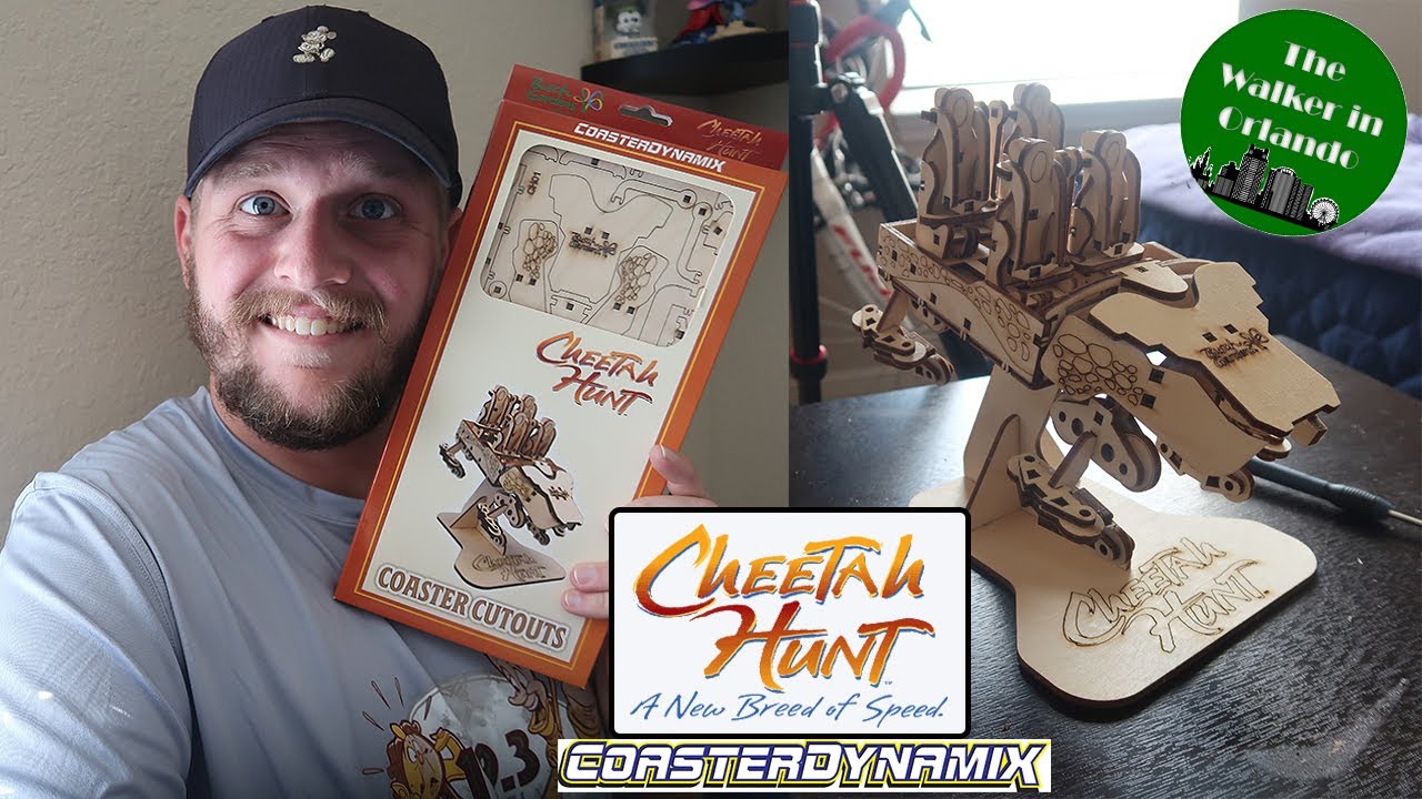 Building a Cheetah Hunt Coaster Cutout Busch Gardens Tampa Bay by Coaster Dynamix