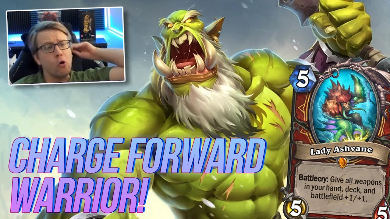 CHAAAAAAARGE Forward Warrior!! | Voyage To The Sunken City | Hearthstone Standard | Savjz
