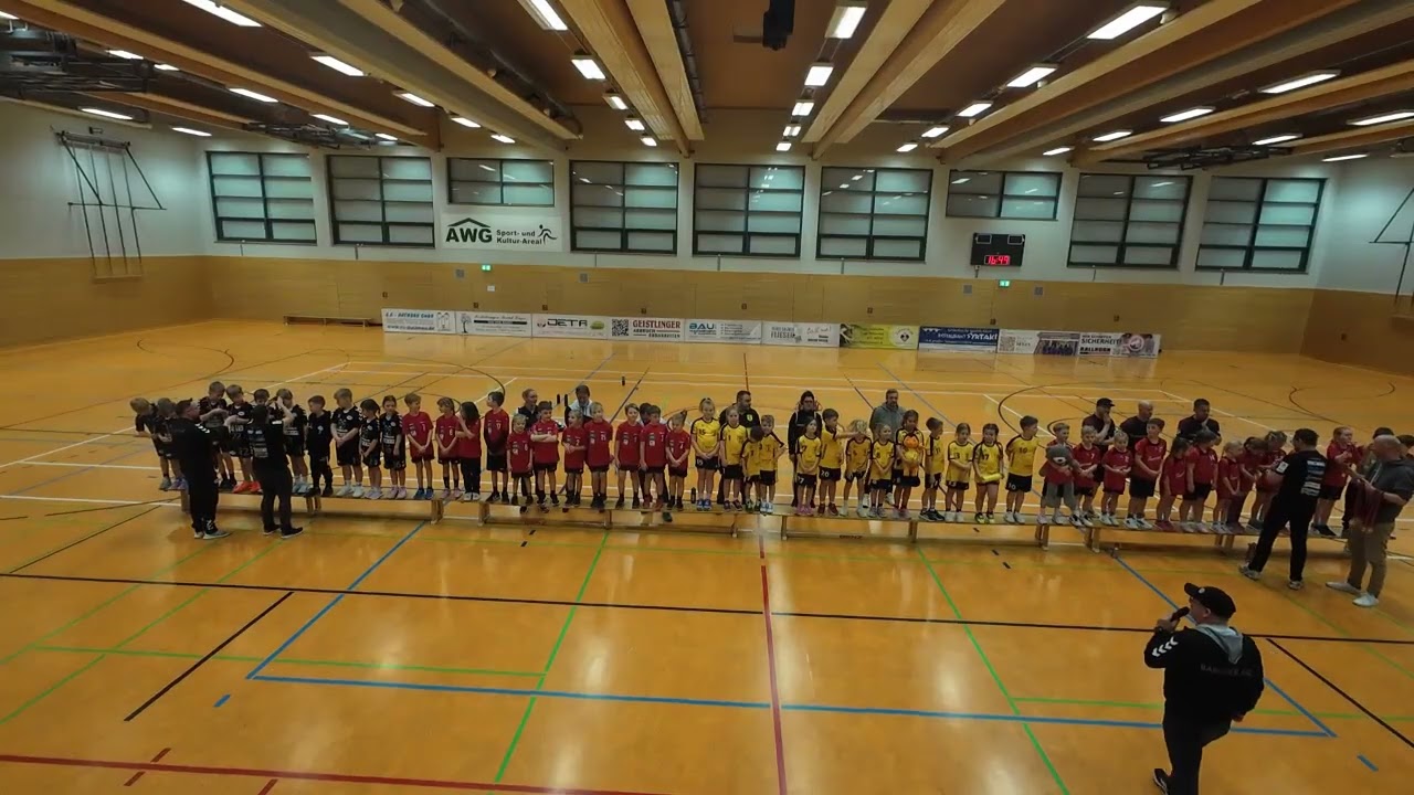 Siegerehrung 13. Neujahrsturnier des Barleber HC / F-Jugend