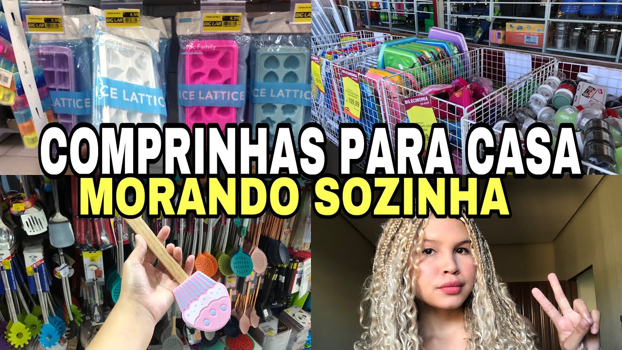 COMPRINHAS PARA CASA MORANDO SOZINHA 😍🛍️🏠✨