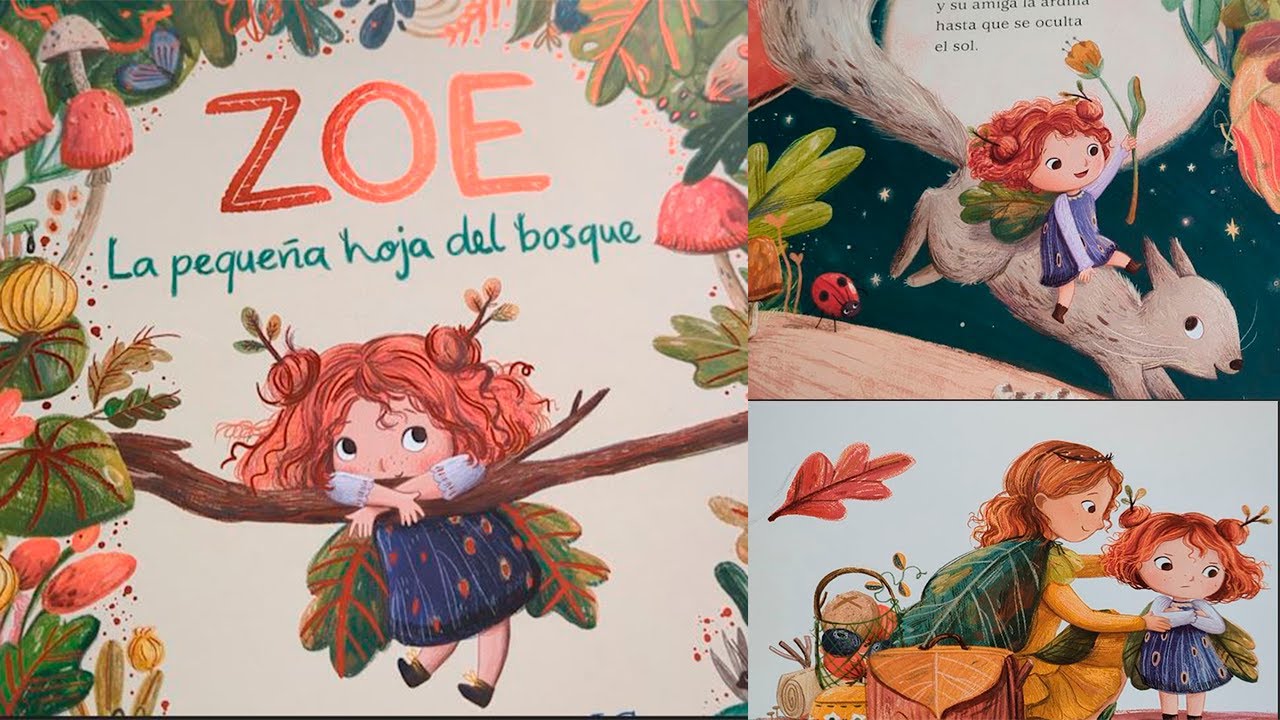 Zoe, la pequeña hoja del bosque 🍁🍂💕