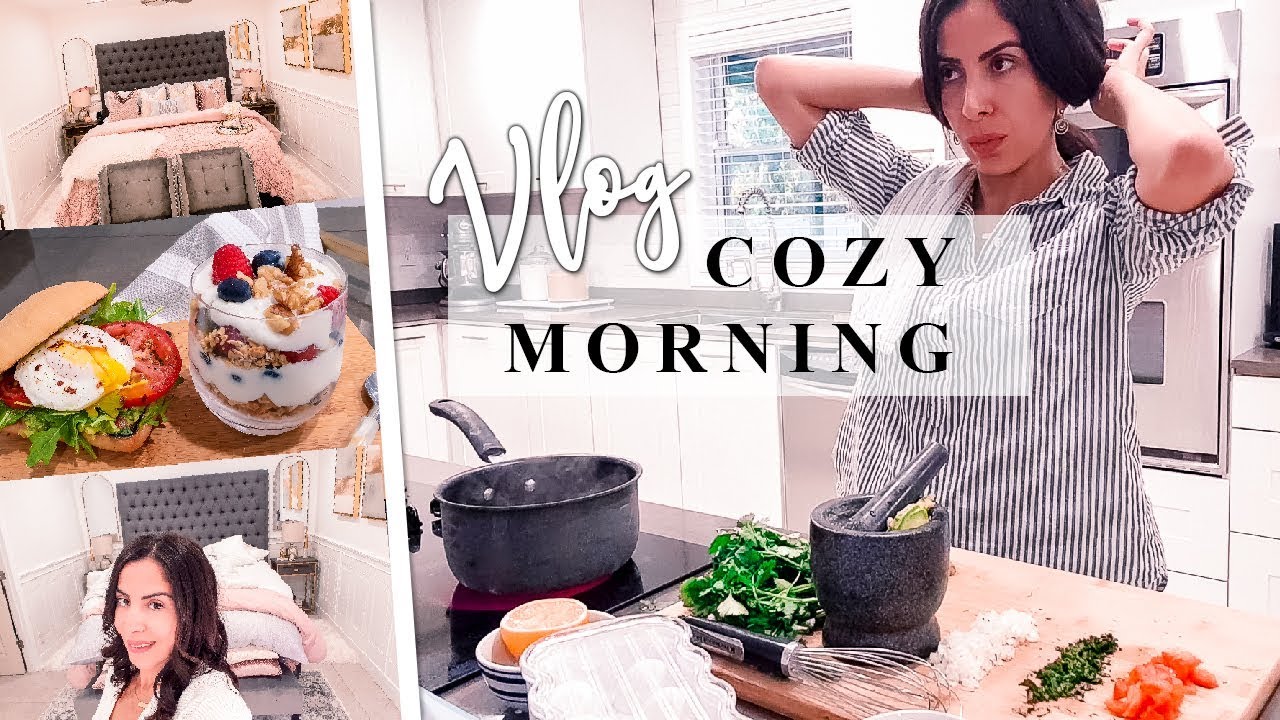 [VLOG # 1] : 💕💕MA CHAMBRE💕💕BRUNCH👍👍ديكور غرفة النوم🥣🥣فطور صحي