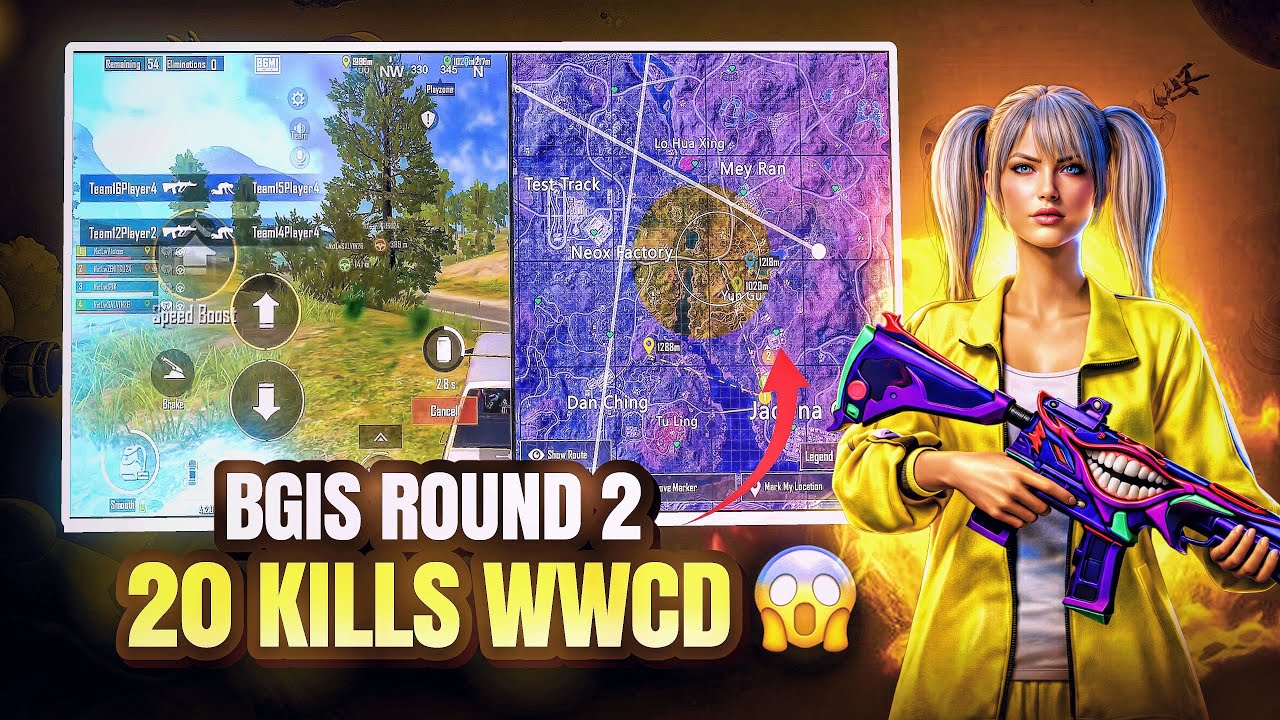 BGIS 2026🇮🇳 ROUND 2 POV | 20 KILL WWCD 🔥| VICIOUS GAMING 🎮