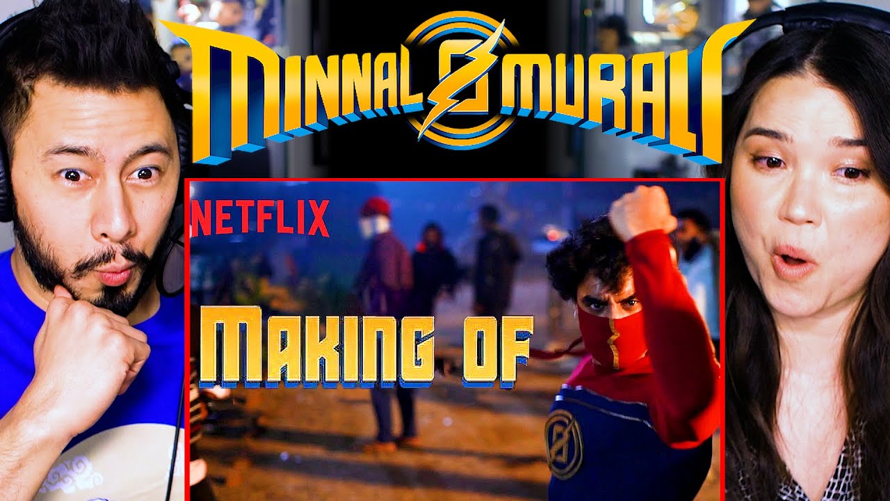 Making of MINNAL MURALI - Reaction! | Tovino Thomas | Basil Joseph | Sophia Paul | Vlad Rimburg