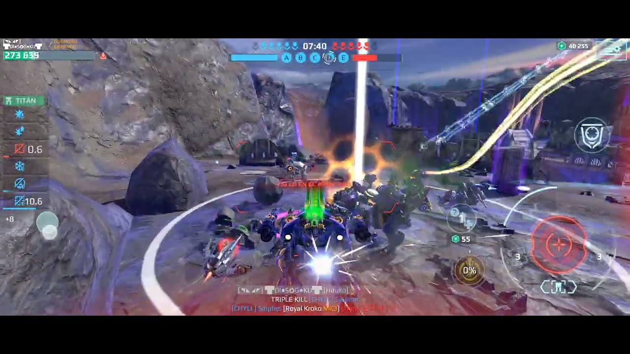 Rápida pero potente?War Robots 💥💥 DG 