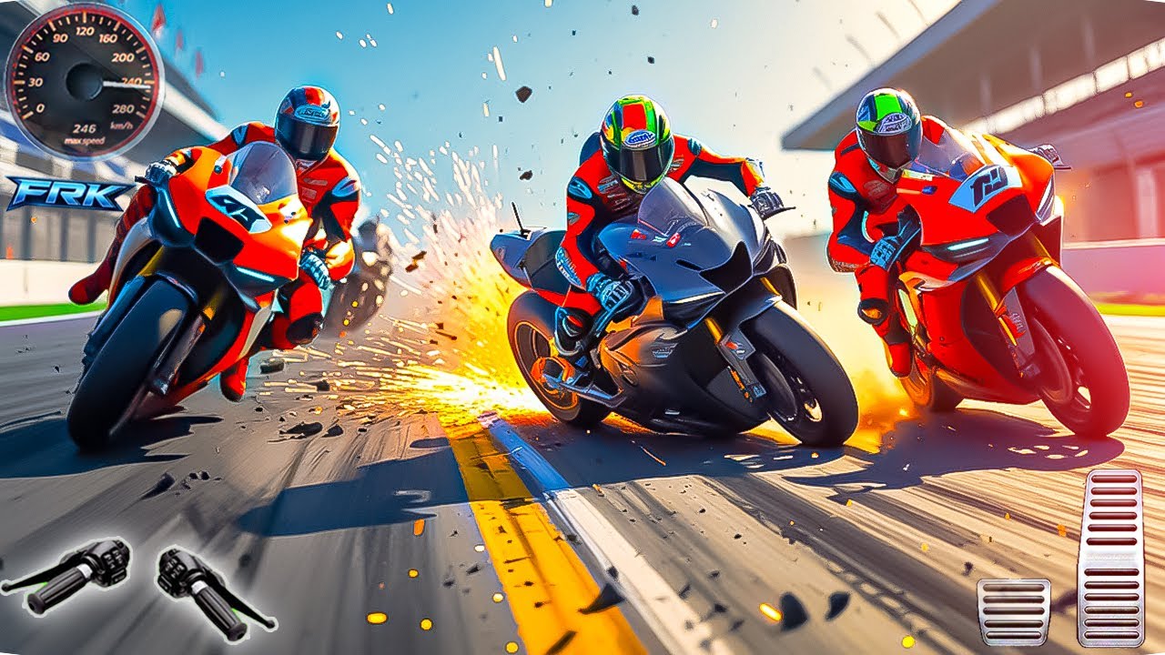 Extreme Bike Action Bike Racing Pro Gameplay | Realistic Motorcycle Physics
