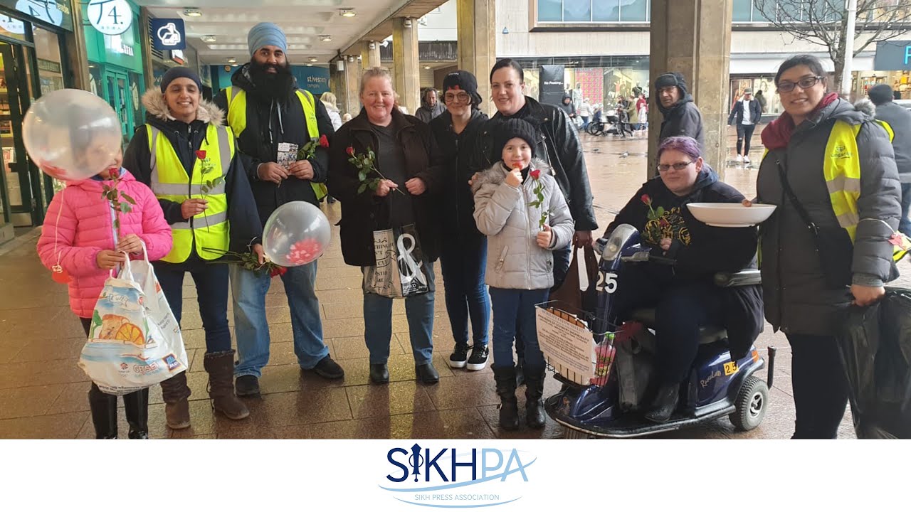 Basics of Sikhi and Langar Aid spread love in Coventry 15.2.20