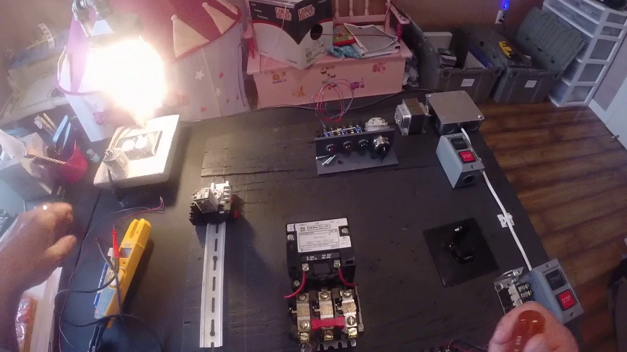 Opening up a Square D Magnetic STARTER