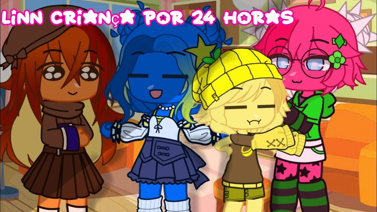 LINN CRIANÇA POR 24 HORAS|| gacha|| gacha nox|| mundo torajo #gacha #gachanox  #mundotorajo