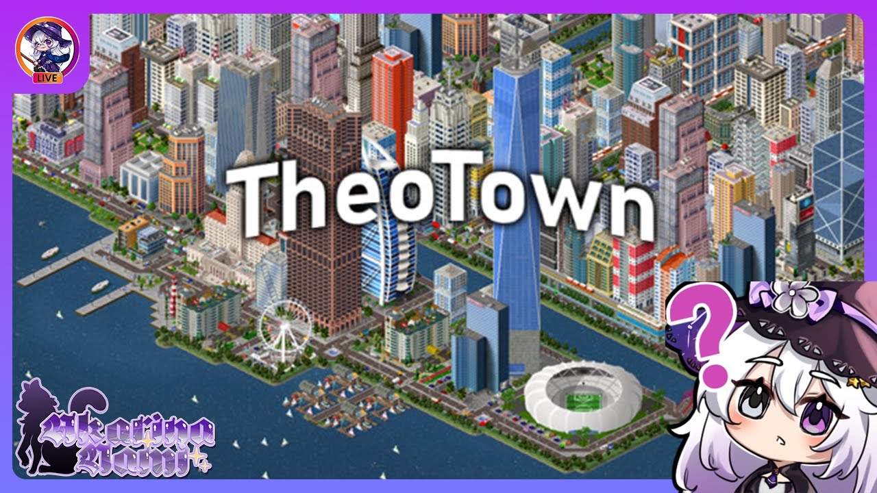 【TheoTown】 Si caur menata hidup, mencoba menata kota | Theotown Indonesia 【VTuber ID/EN】