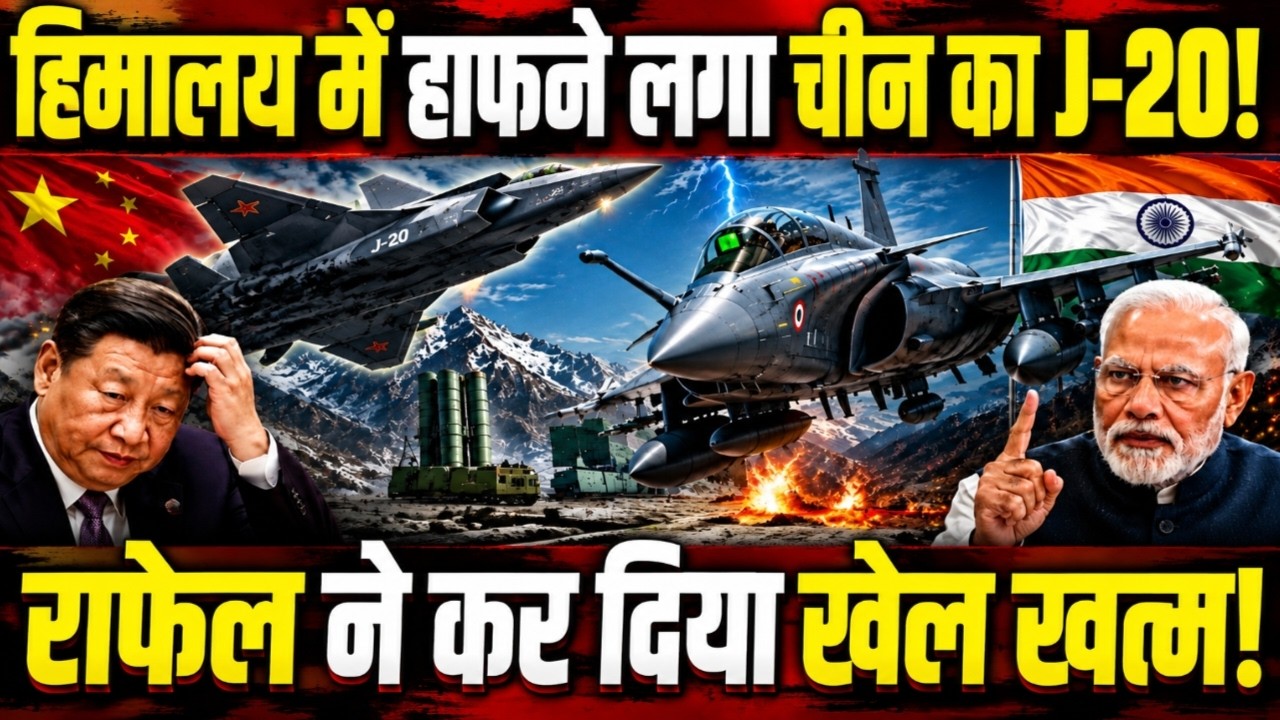China's J-20 EXPOSED! Why It Can't Defeat India's Rafale in Tibet | Full Analysis |Ankit Awasthi sir