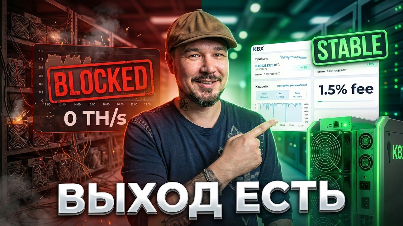 Надежный, Стабильный и Профитный Майнинг в 2026 году в РФ с K8X