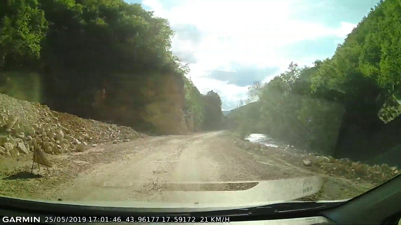 DRIVE #560: Novi Travnik-Gornji Vakuf (Bosnia and Herzegovina) (timelapse 4x) *Read Description*
