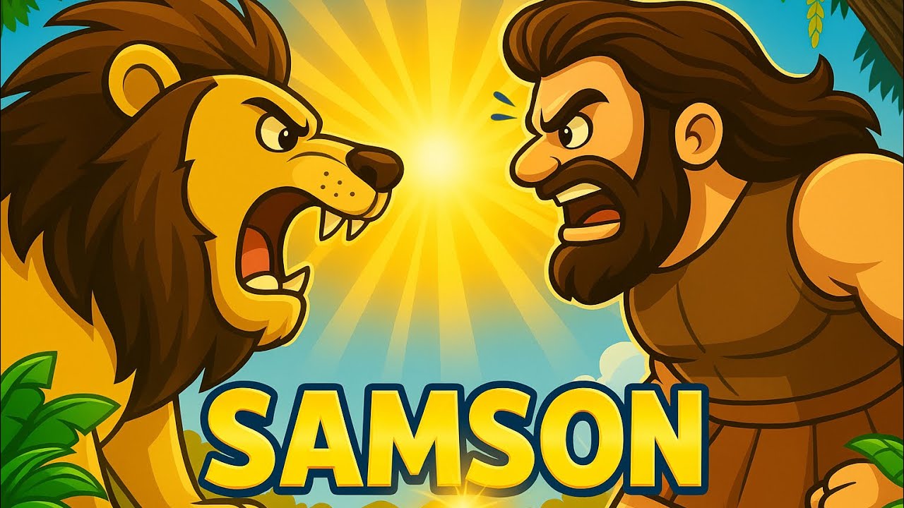 Samson, the Strong Man | Christian Song for Kids | Bible Story Music by Praise Kids
