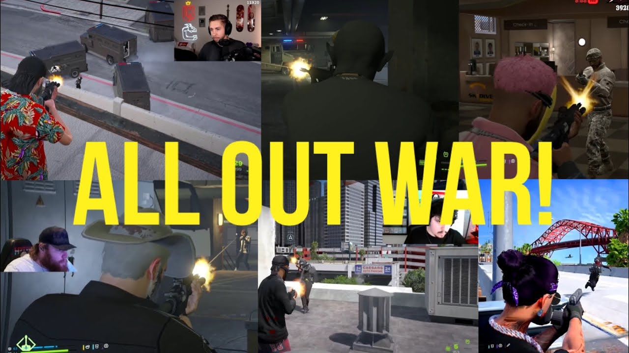 The PD Fight The WHOLE CITY after trying to Raid Vinny's Factory (Multiple POVs) | Prodigy RP 2.6