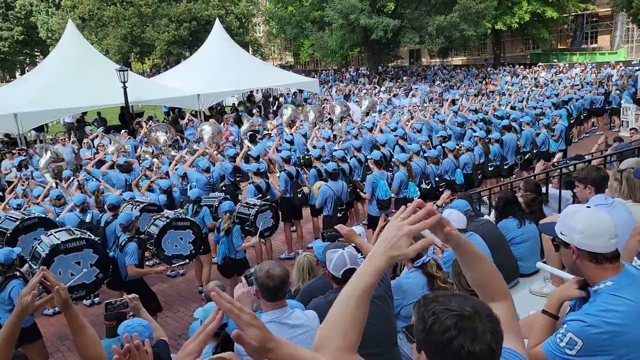 UNC Marching Tarheels.  9/7/24.  Wilson Steps