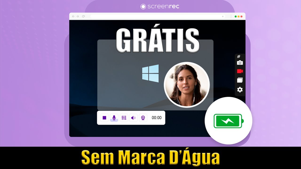 Como Gravar a Tela do PC com Programa GRATU&Iacute;TO