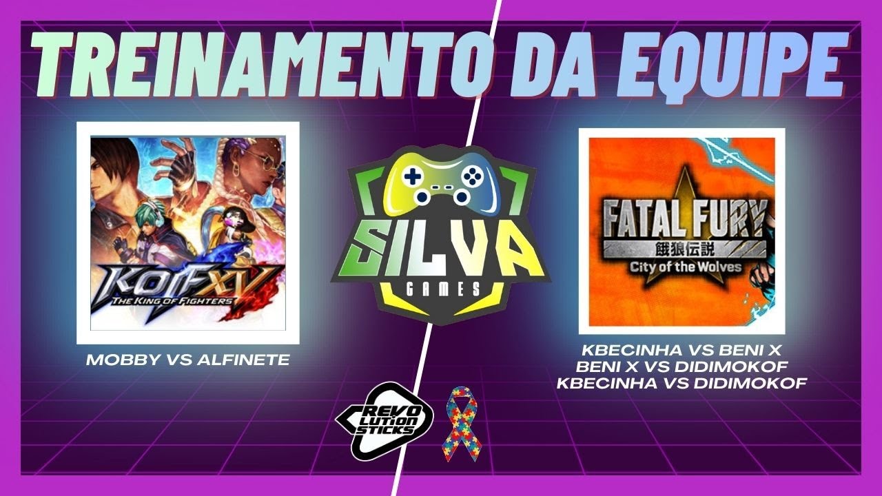 KOF XV - Mobby vs Alfinete - Fatal Fury - Kbecinha vs BeniX - Kbecinha vs Didimokof - BeniX vs Didi