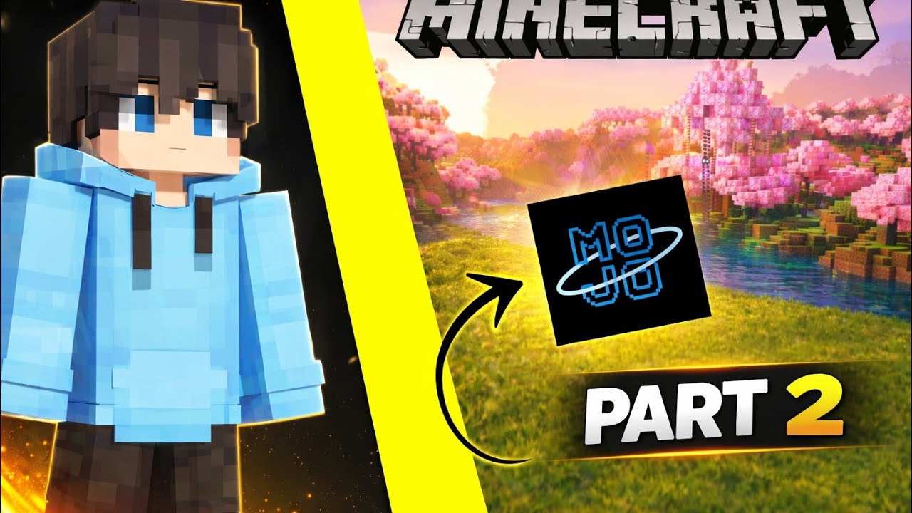 Survival series on mojo launcher part 2#cringe #minecraft #memes 