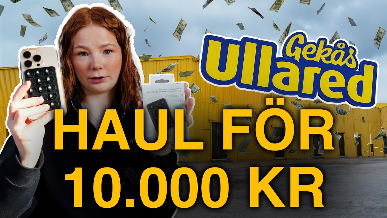 ALLT VI KÖPTE PÅ ULLARED 🛒
