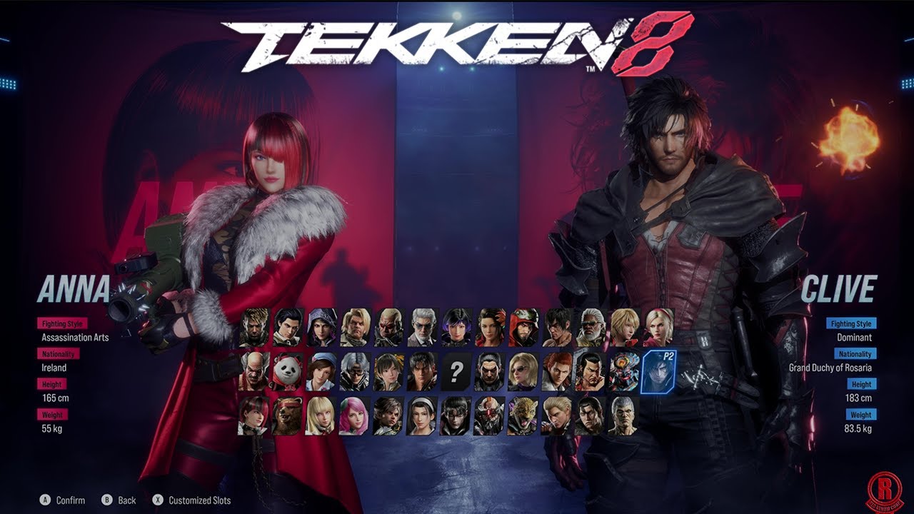 Tekken 8 - All Characters & Tekken Shop Costumes + Stages & DLC (Anna Williams) FFXVI *Updated*