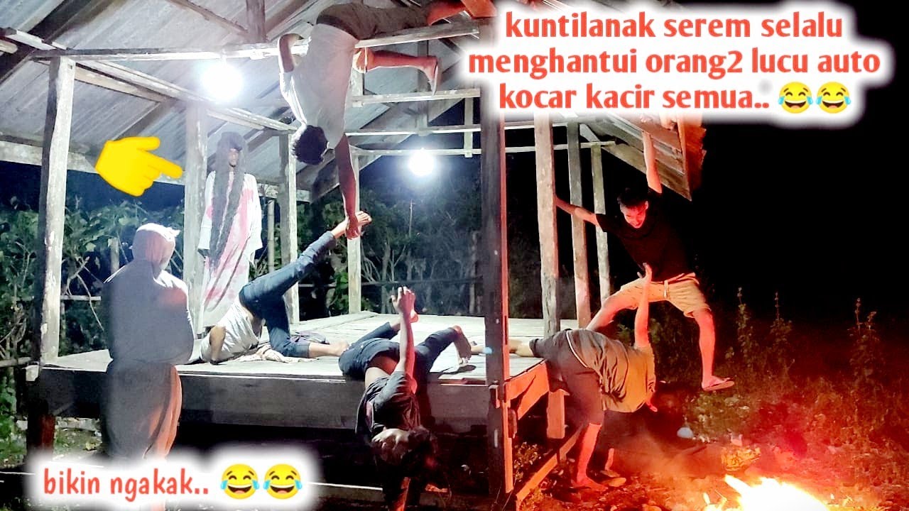 kuntilanak jahil serem gangguin orang gali pasir lucu ngakak..