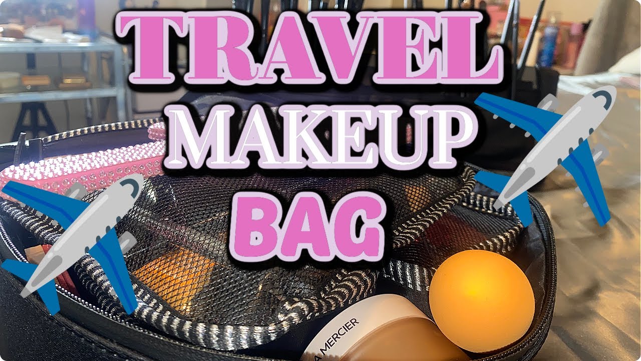 What I'm Packing In My Travel Makeup Bag| All My Essentials and Holiday Products