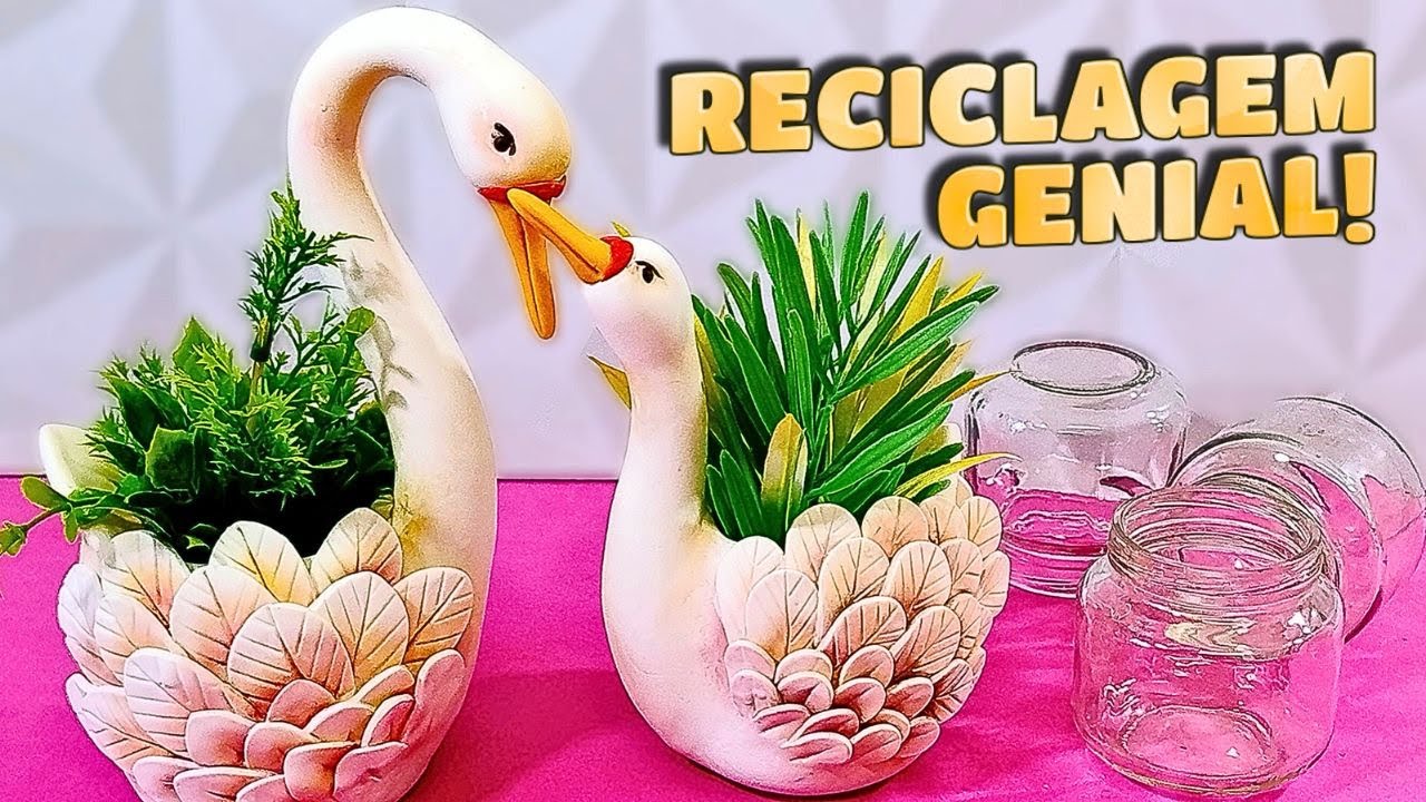RECICLE RECIPIENTES TRANSFORMANDO EM LINDOS UTILITÁRIOS EM BISCUIT!