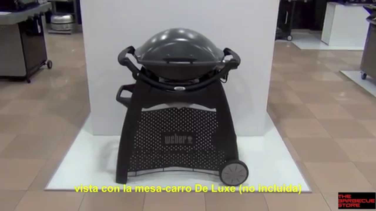 Barbacoa El&eacute;ctrica Weber Q 2400 Gris Oscuro