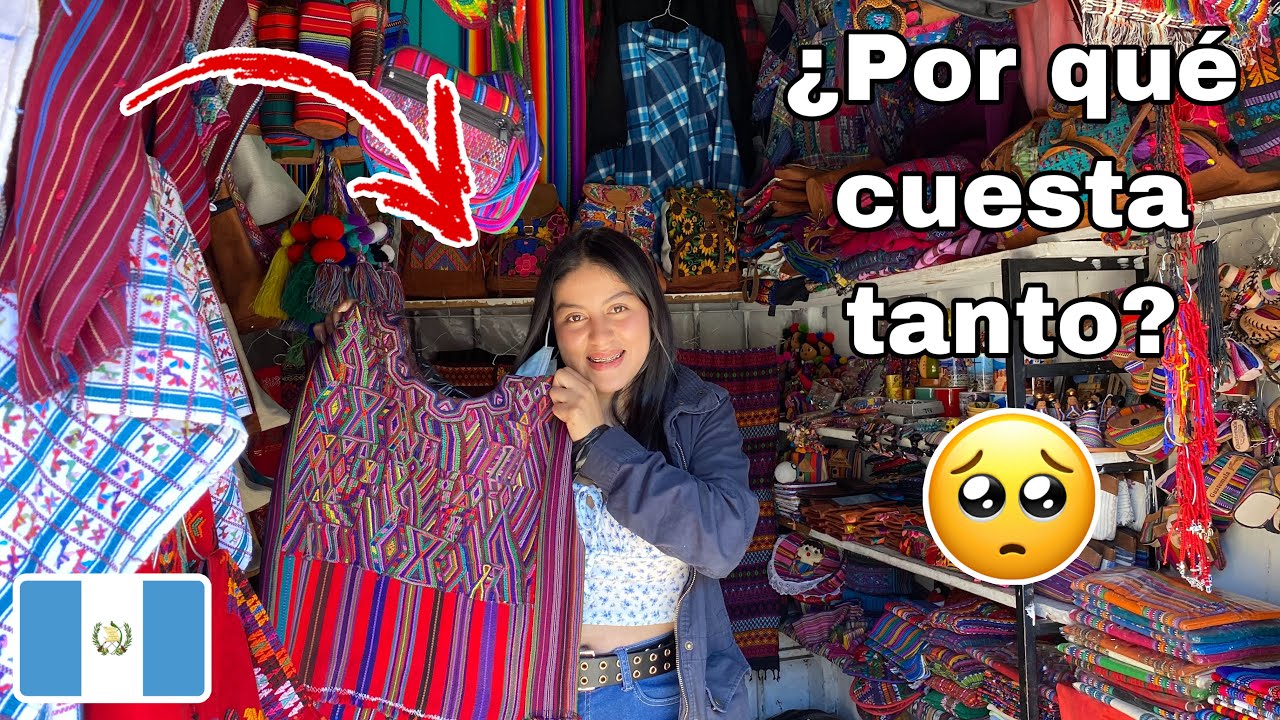 Compré ROPA TÍPICA en el MERCADO DE ANTIGUA GUATEMALA 🇬🇹 | Celinaz El Salvador