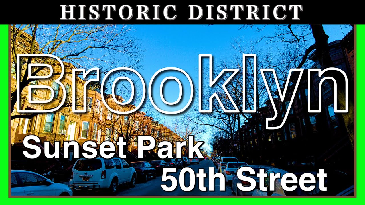 Brooklyn, New York【Sunset Park 50th Street Historic District】2021 Walking Tour, Travel Guide【4K】