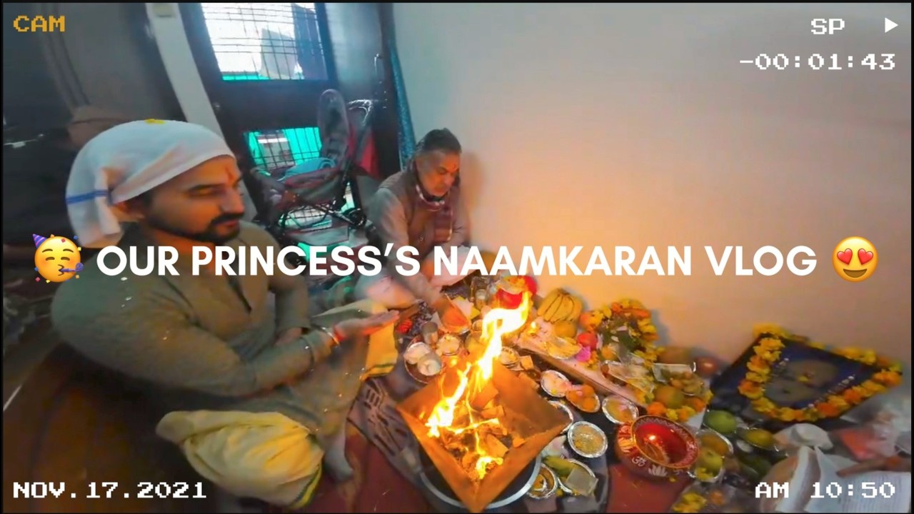 😍 OUR BABY'S NAAM KARAN VLOG IS HERE NOW 🤩.. THE NAMING CEREMONY PAHAADI STYLE #ceremony #fun #views