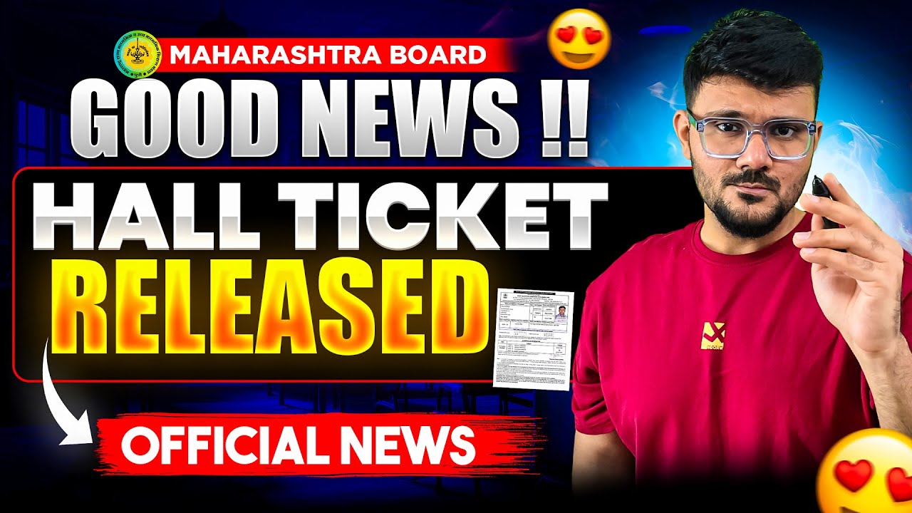 Official Update - Hall Ticket Kaaise and Kab Milega | Class 10 Maharashtra Board Exam 2026