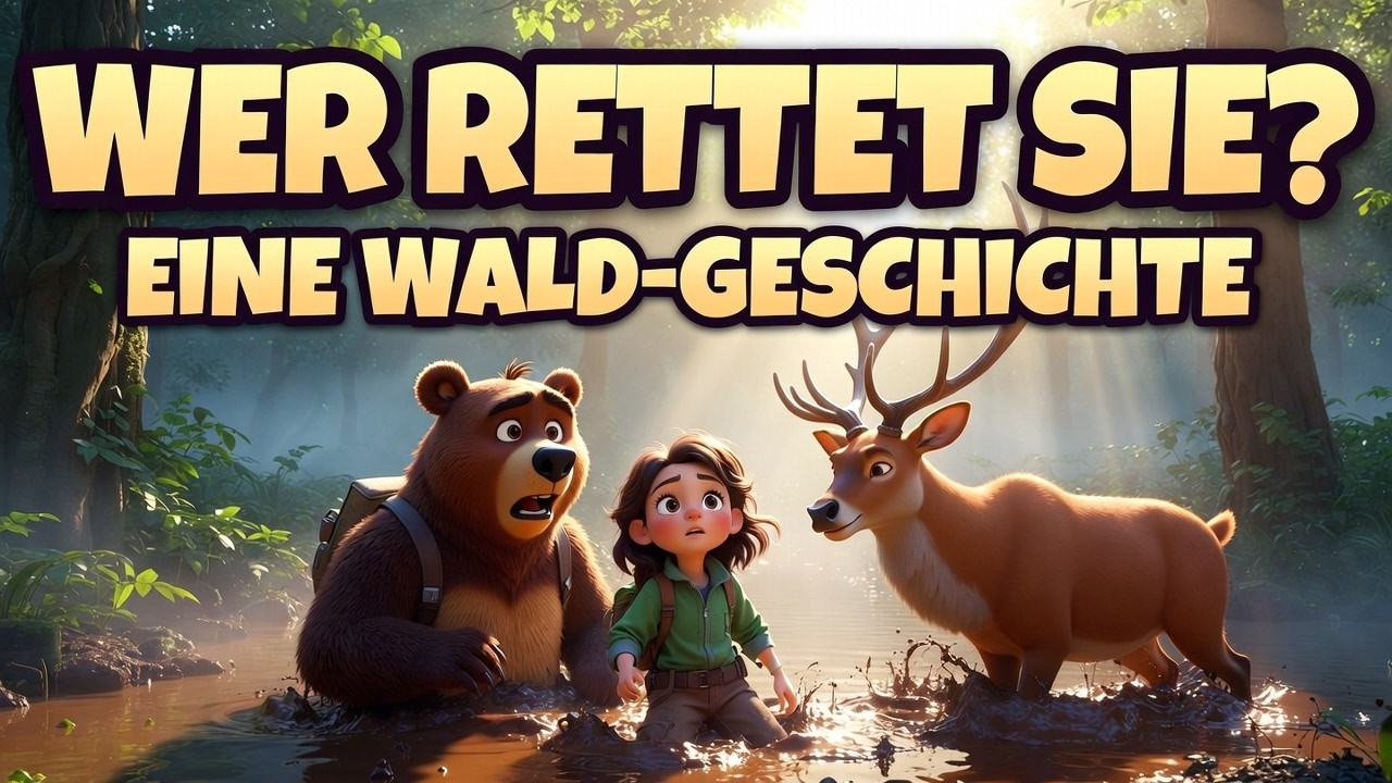 Der Hirsch rettet sie! 🦌 Eine Waldgeschichte &uuml;ber