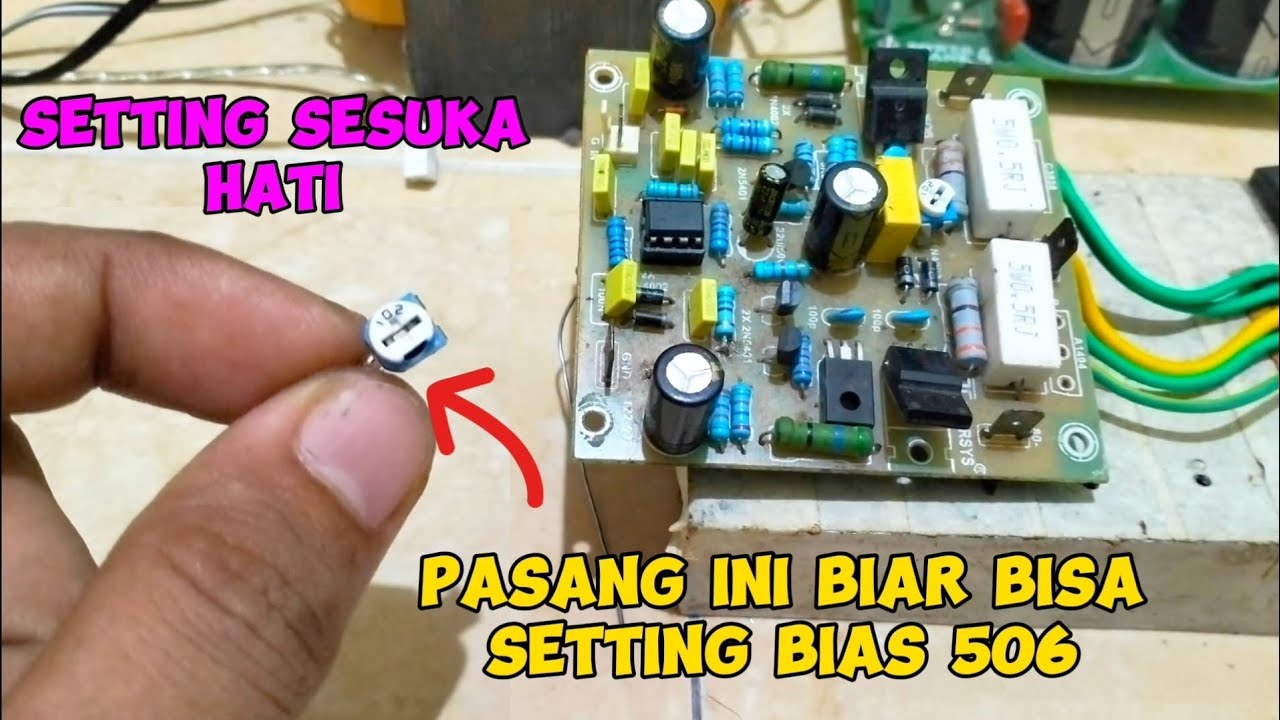 Cara Mudah Agar SOCL 506 bisa di setting Biasnya