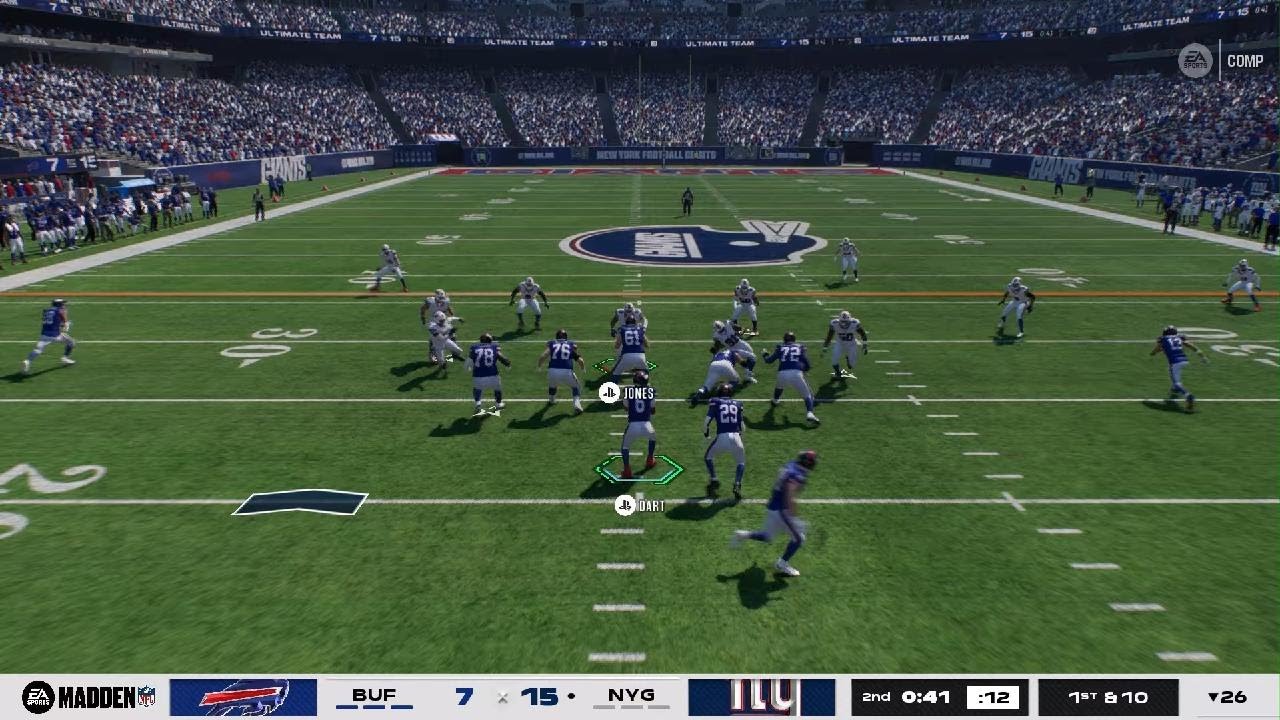 Madden NFL 26 Cam 74 Passing Touchdown to  Malik Nabers!
