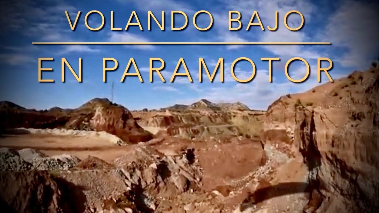 Paramotor españa. Volando bajo