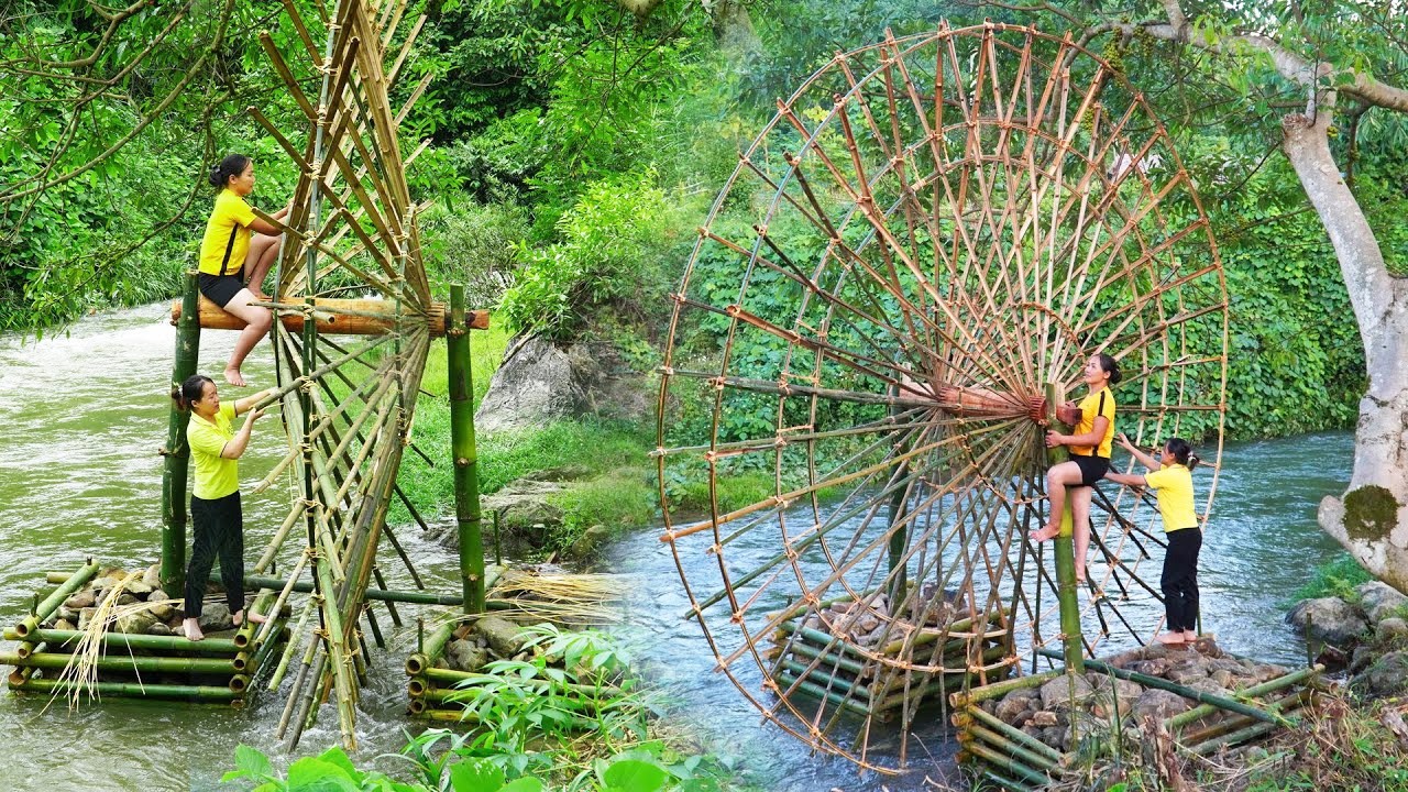 No One Believed This Talented Girl Could Build a Water-Powered Engine Using Only Natural Materials