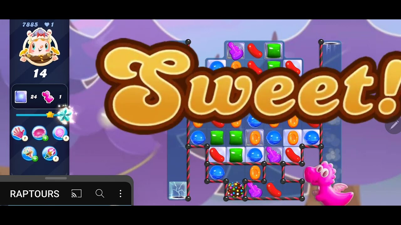 Candy Crush Saga Level 7885 NIGHTMARISHLY HARD UFOlicious!