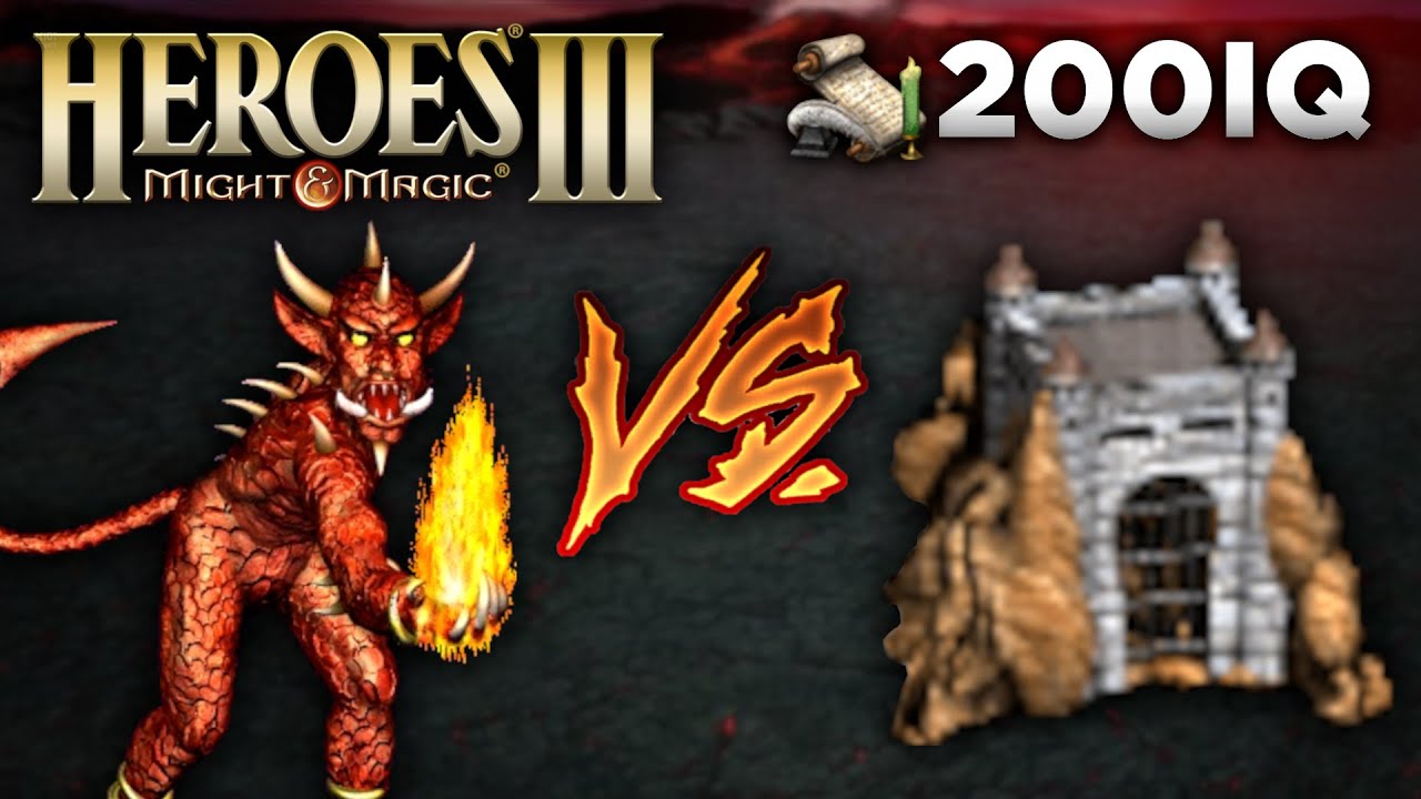 HEROES 3: 45 magogów vs 200 gryfów (200IQ walka!)