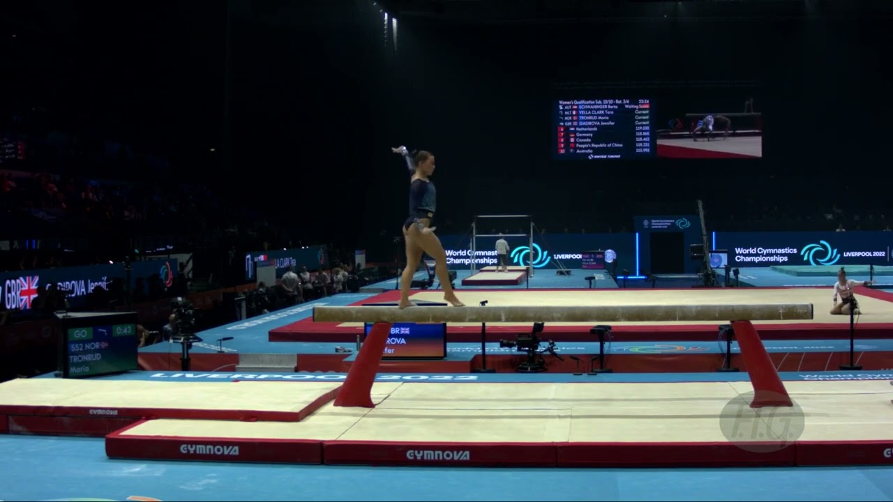 TRONRUD Maria (NOR) - 2022 Artistic Worlds, Liverpool (GBR) - Qualifications Balance Beam