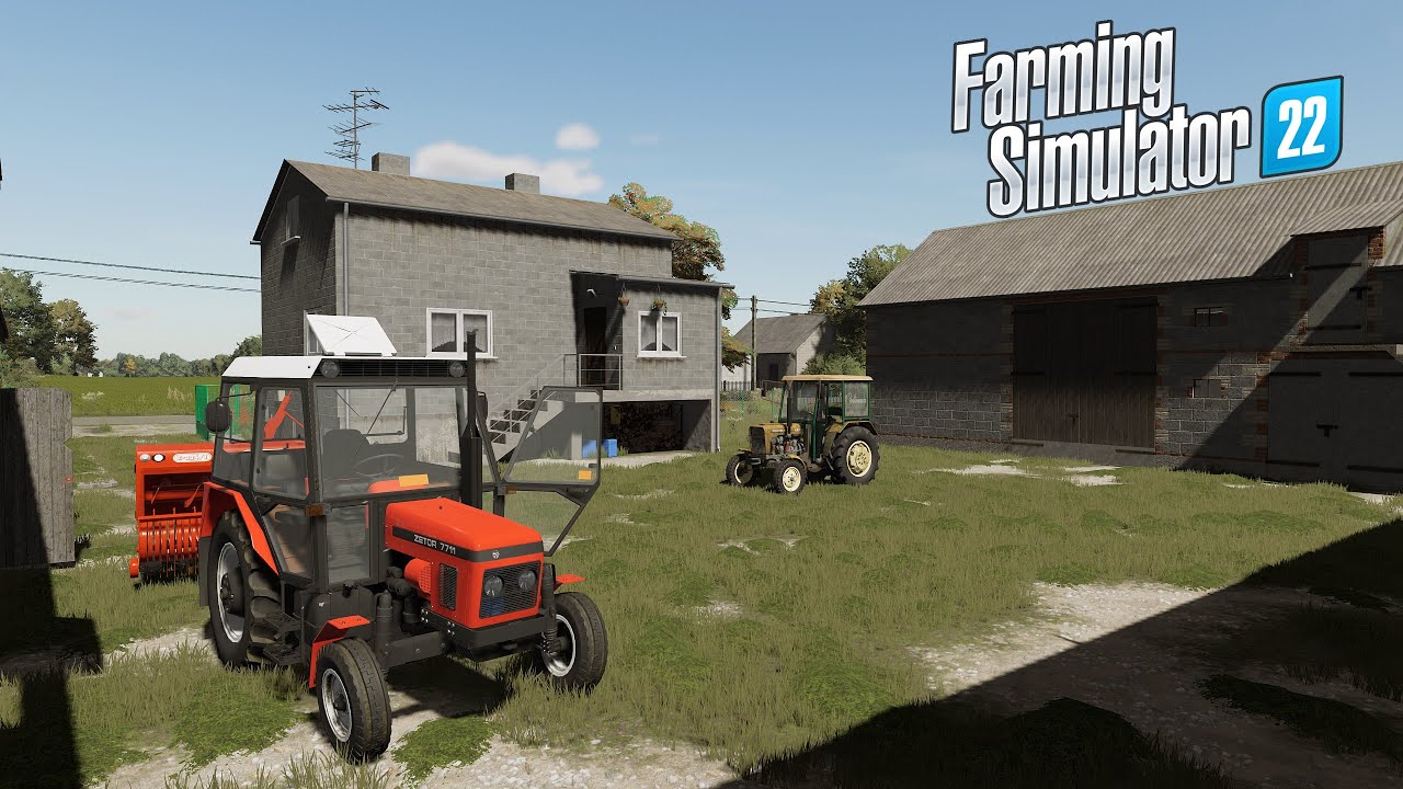 OGARNIAMY MASZYNY NA GOSPODARSTWIE 😍 POLSKA WIEŚ 😎 FS22 DOWNLOAD ❓