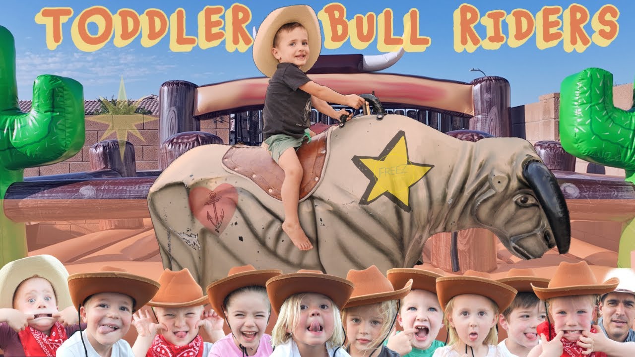 MECHANICAL BULL RIDING TOURNAMENT FOR KIDS | Freez Bros