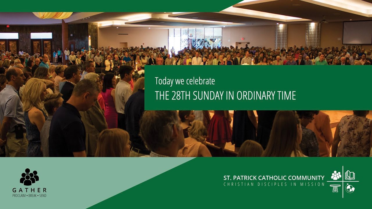 Mass - October 9, 2022 (The 28th Sunday in Ordinary Time)