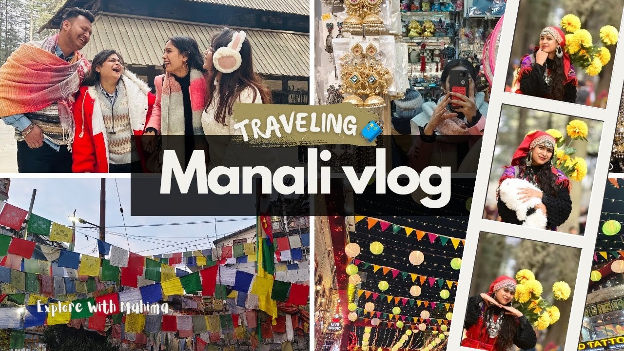 Masti In Manali | Manali Vlog | Hidimba Temple in Manali | Pahadi Look 🌲❄️