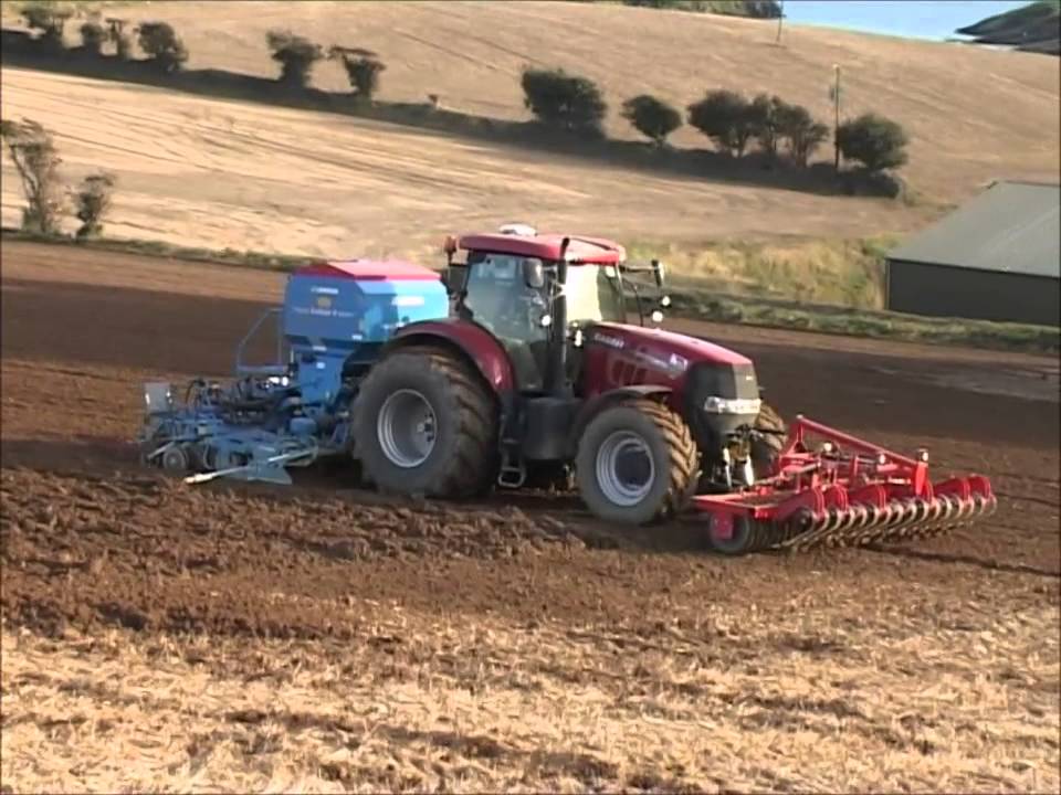 Case IH Puma 230 CVX`s ploughing and drilling part one